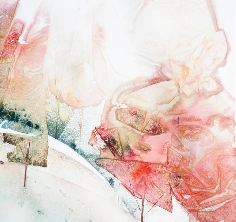 Original Abstract Landscape Painting by Jelena B