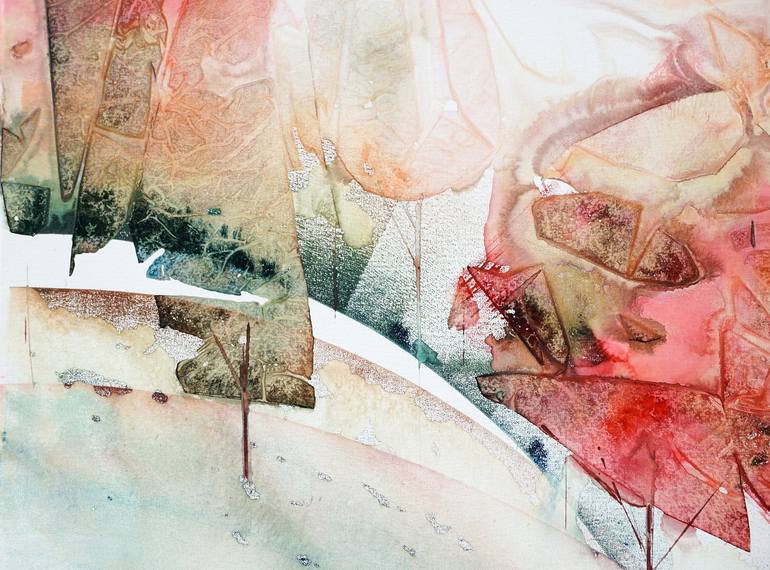 Original Abstract Landscape Painting by Jelena B