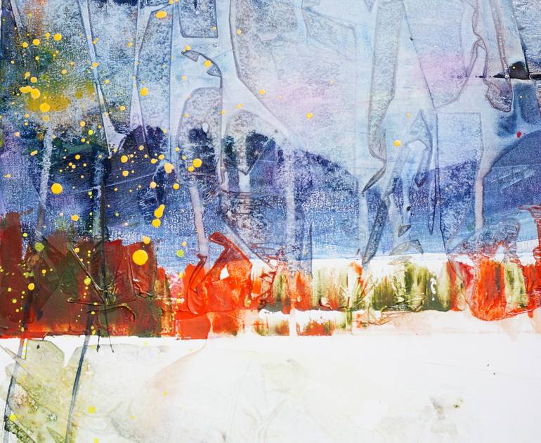 Original Abstract Landscape Painting by Jelena B