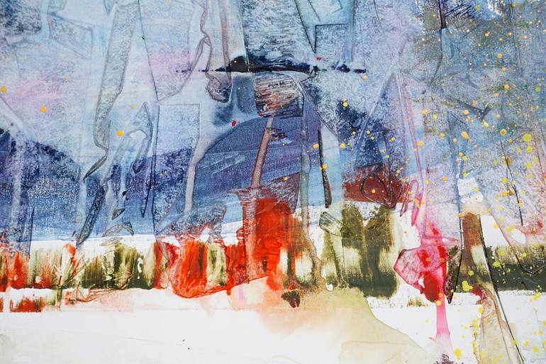 Original Abstract Landscape Painting by Jelena B
