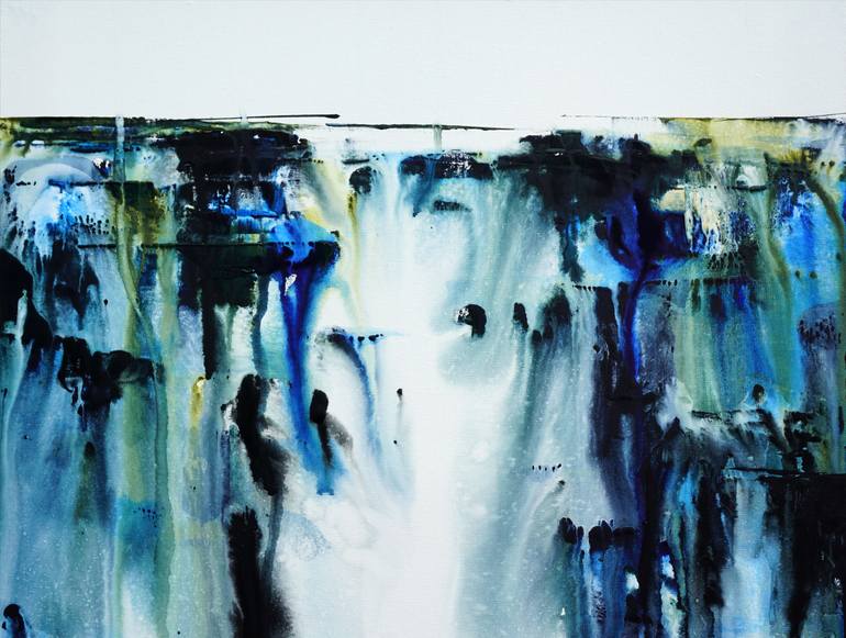Original Abstract Expressionism Abstract Painting by Jelena B