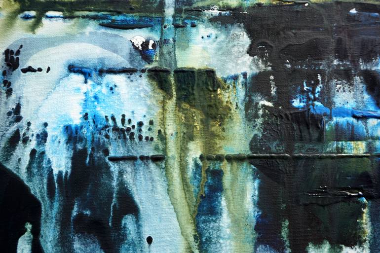 Original Abstract Expressionism Abstract Painting by Jelena B