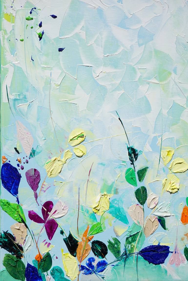 Original Floral Painting by jelena b