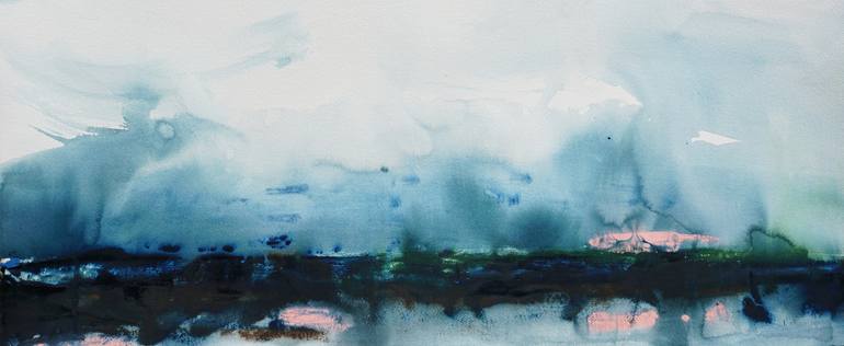 Original Abstract Landscape Painting by jelena b