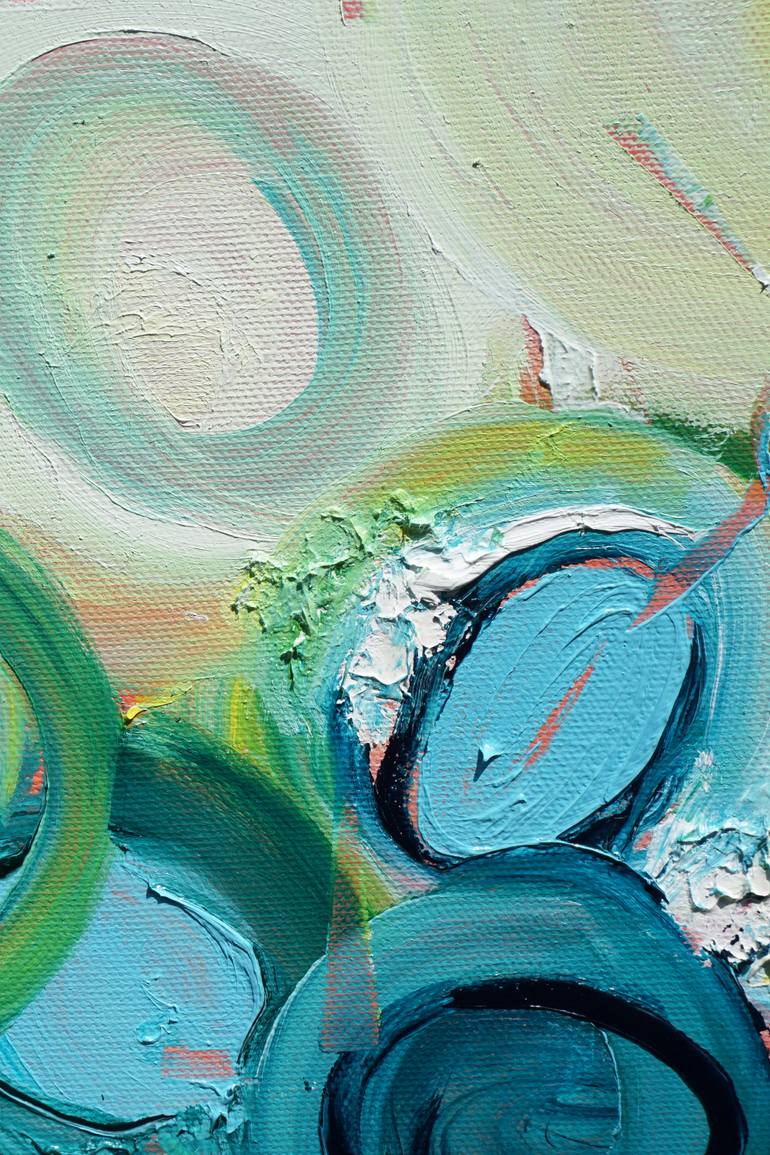 Original Abstract Expressionism Abstract Painting by Jelena B