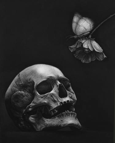 Skull - Moth - Flower thumb