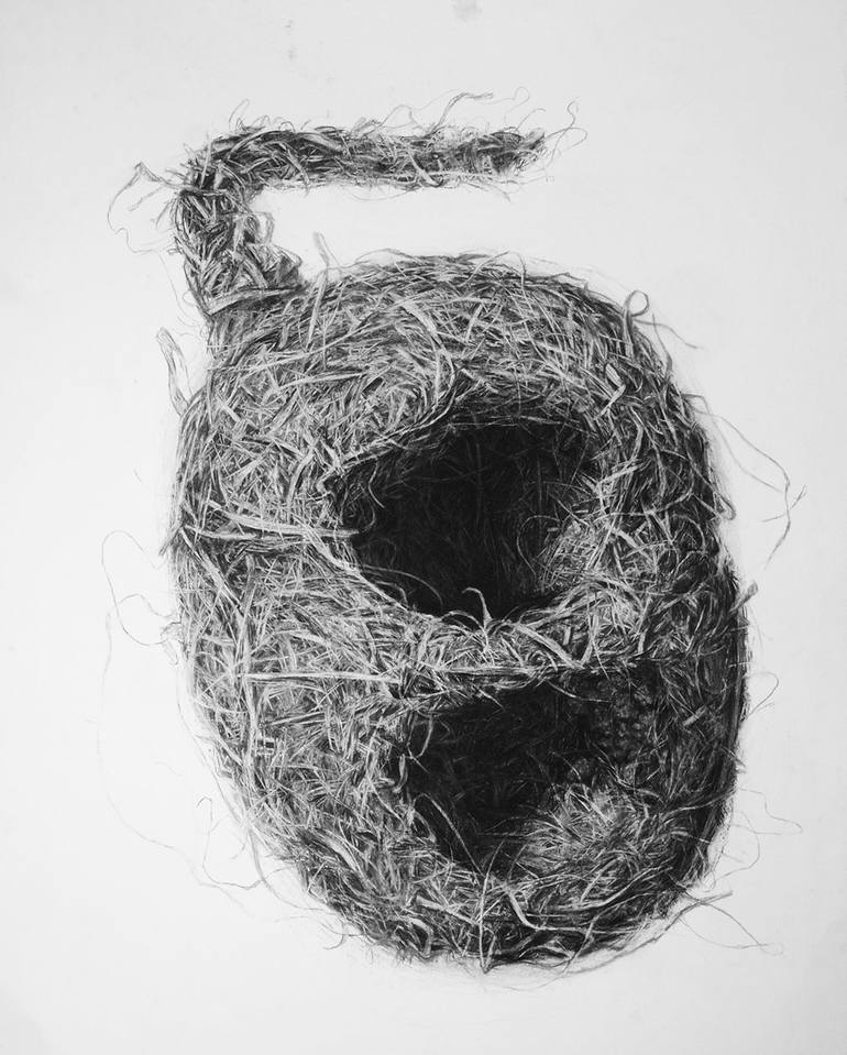 Bird Nest No.4 Drawing by Liu Ling