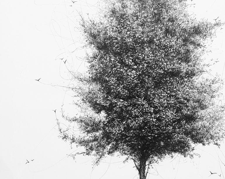 Tree version 4 /鉛筆画 A4-