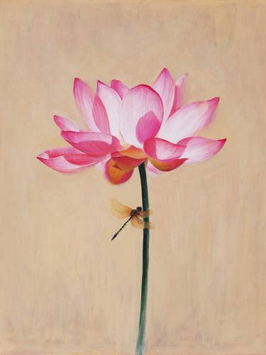 Print of Realism Floral Paintings by Liu Ling