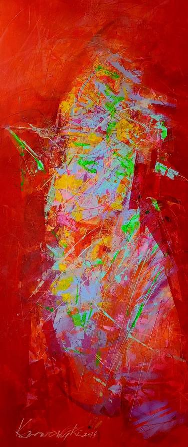 Original Abstract Painting by Antoni Karwowski