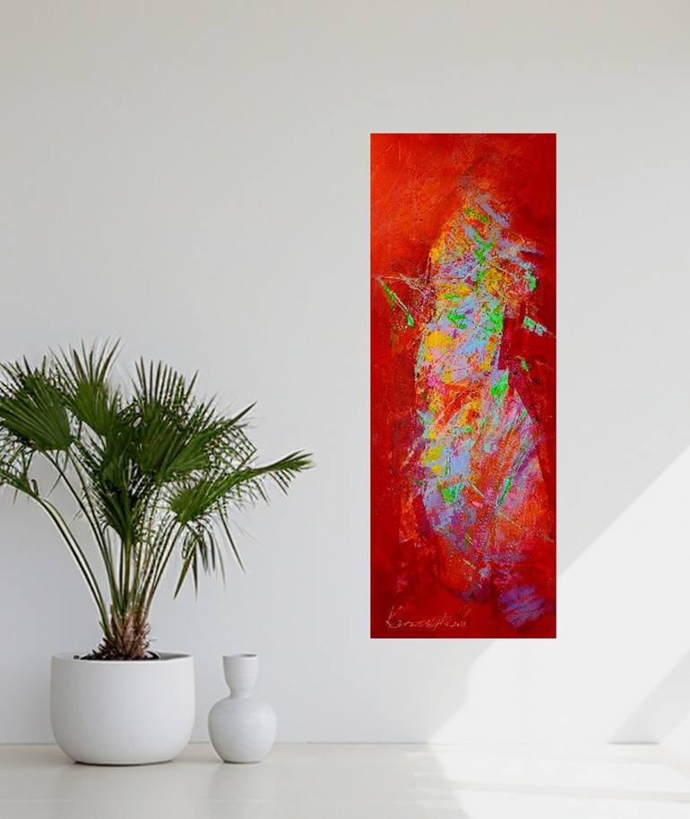 Original Abstract Painting by Antoni Karwowski