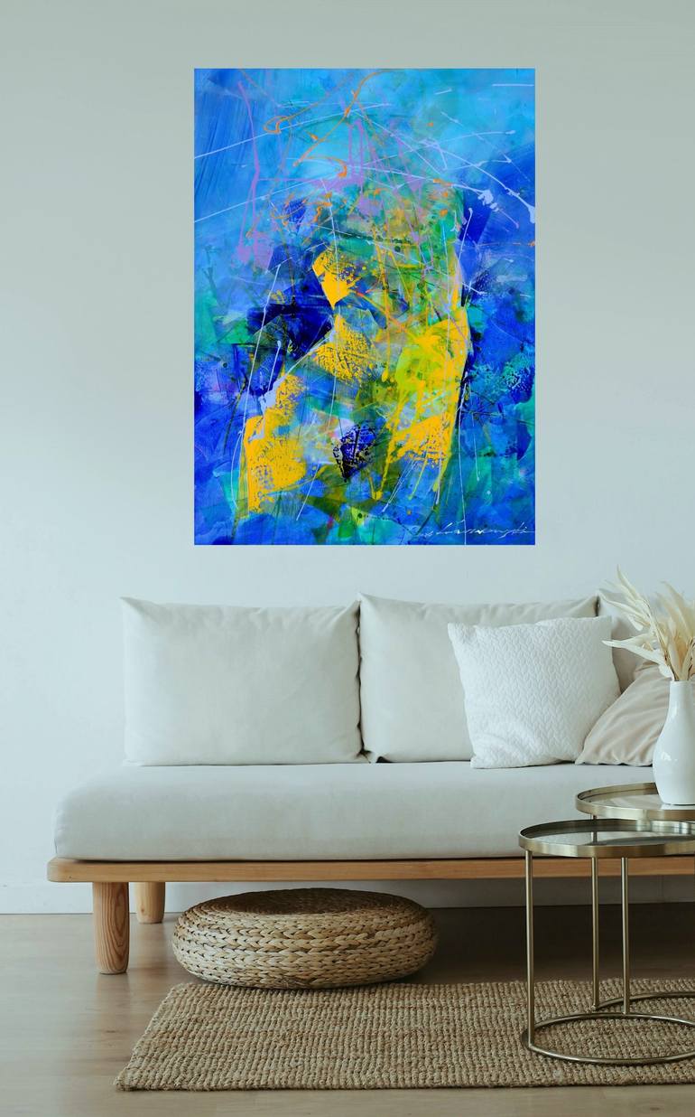 Original Abstract Women Painting by Antoni Karwowski