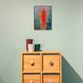 Theme painted by acrylic and oil on the board.  Work without a frame and passe-partout.