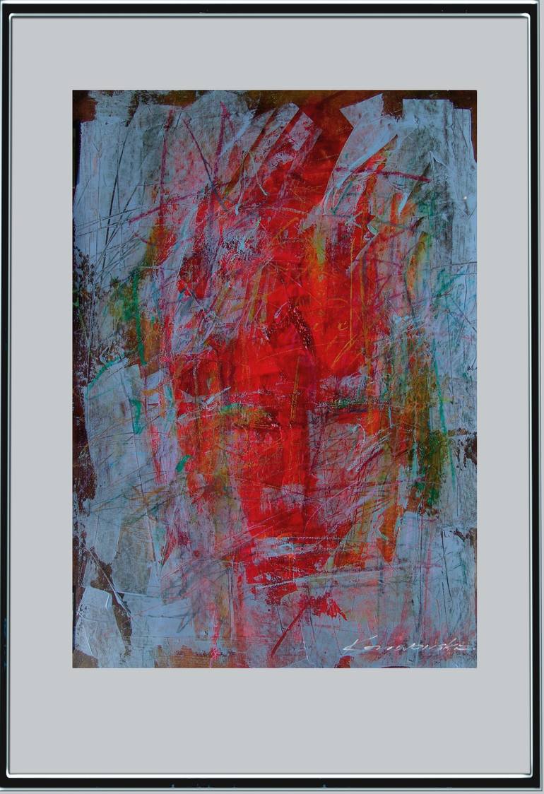 Original Abstract Expressionism Abstract Painting by Antoni Karwowski