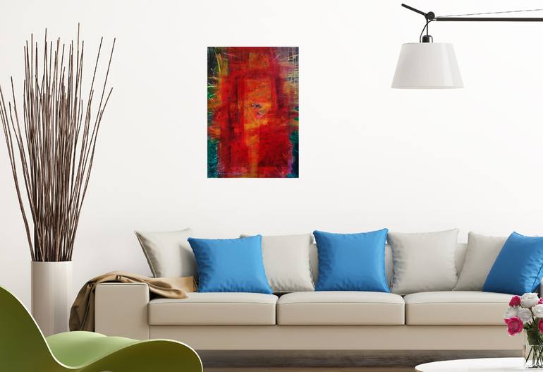 Original Abstract Expressionism Abstract Painting by Antoni Karwowski