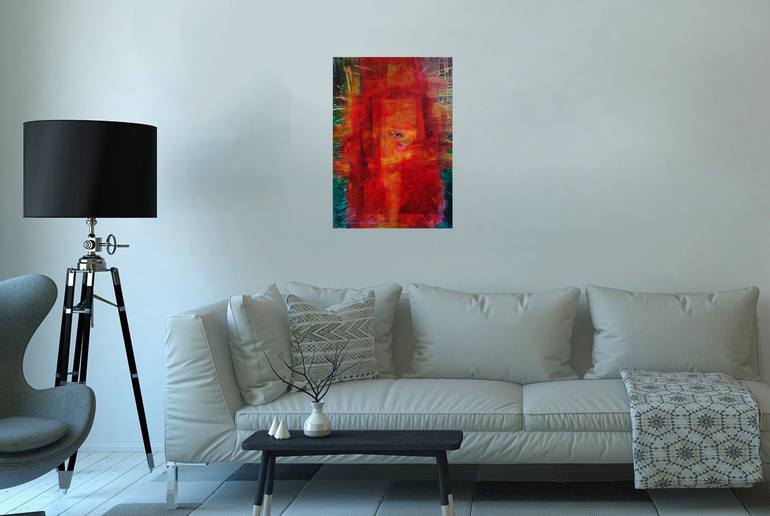 Original Abstract Expressionism Abstract Painting by Antoni Karwowski