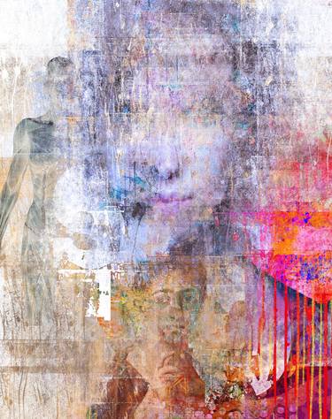 Original Conceptual People Mixed Media by Volker Rossenbach