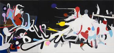 Original Contemporary Abstract Paintings by Kazuhiro Higashi