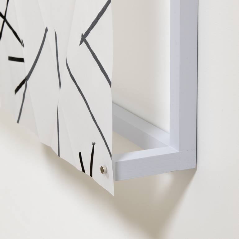 Original Abstract Calligraphy Drawing by Kazuhiro Higashi