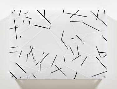 Original Abstract Calligraphy Drawing by Kazuhiro Higashi