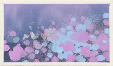 Original Abstract Floral Painting by Kazuhiro Higashi