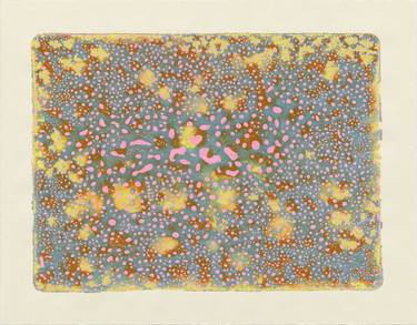 Original Abstract Expressionism Abstract Printmaking by Kazuhiro Higashi