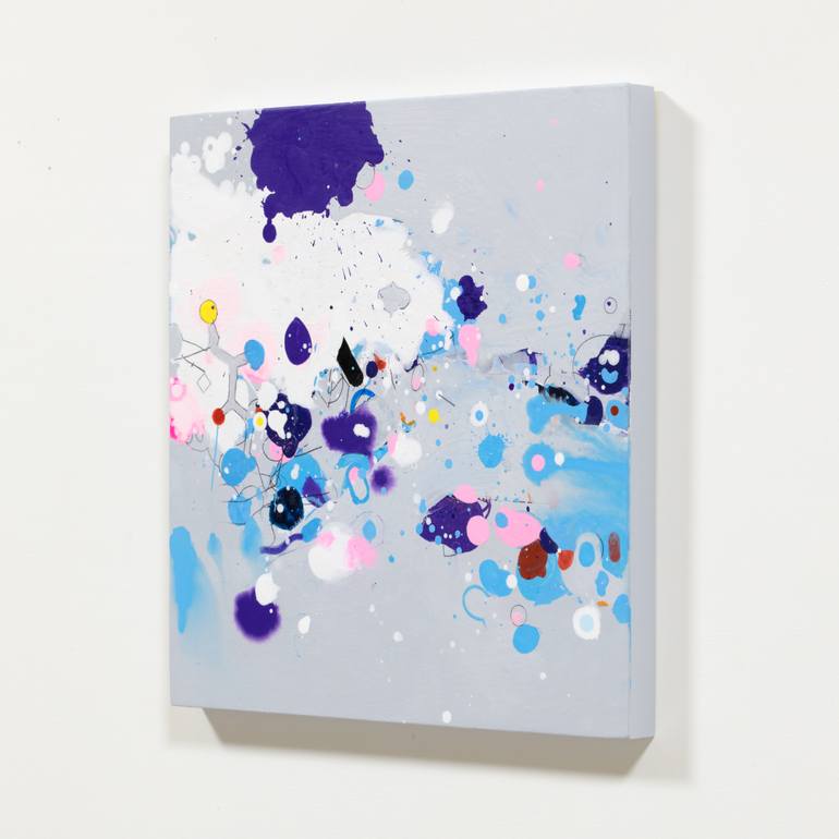 Original Abstract Expressionism Abstract Painting by Kazuhiro Higashi