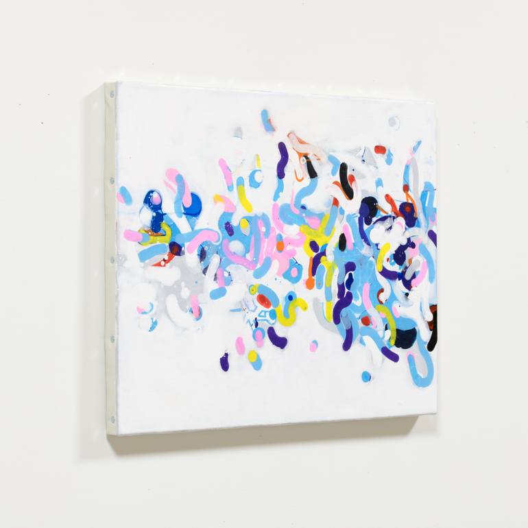 Original Abstract Expressionism Abstract Painting by Kazuhiro Higashi