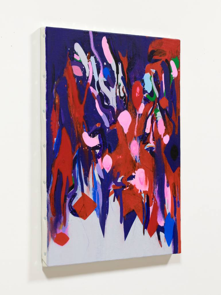 Original Abstract Expressionism Abstract Painting by Kazuhiro Higashi