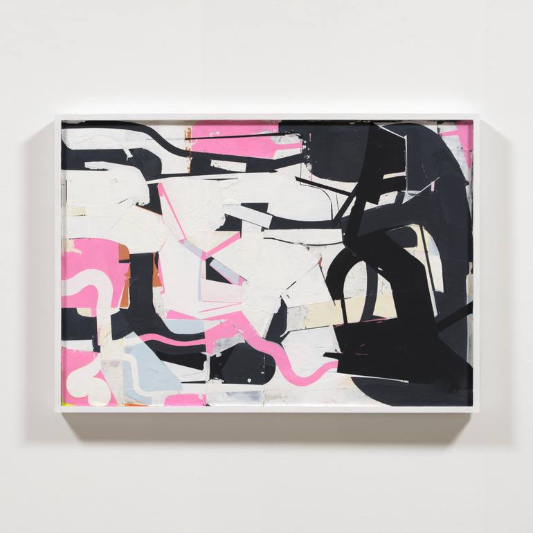 Original Abstract Expressionism Abstract Painting by Kazuhiro Higashi