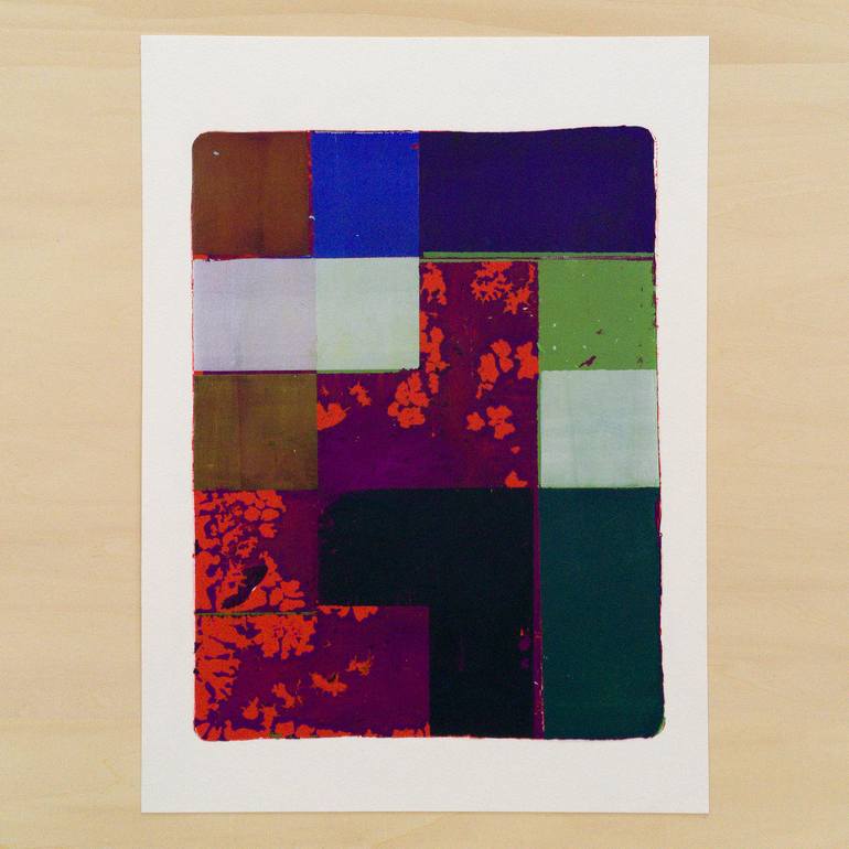 Original Abstract Printmaking by Kazuhiro Higashi