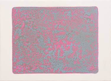 Original Abstract Expressionism Abstract Printmaking by Kazuhiro Higashi