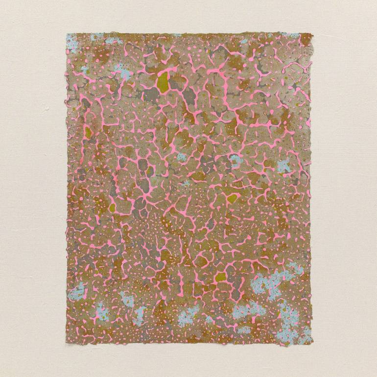 Original Abstract Expressionism Abstract Printmaking by Kazuhiro Higashi