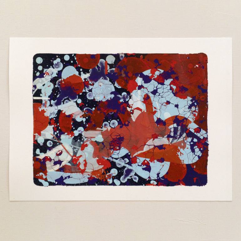 Original Abstract Printmaking by Kazuhiro Higashi