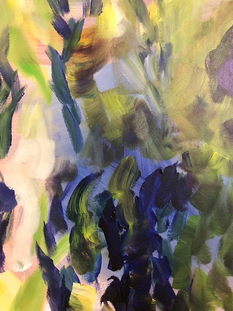 Original Abstract Expressionism Nature Painting by Gita Kalishoek