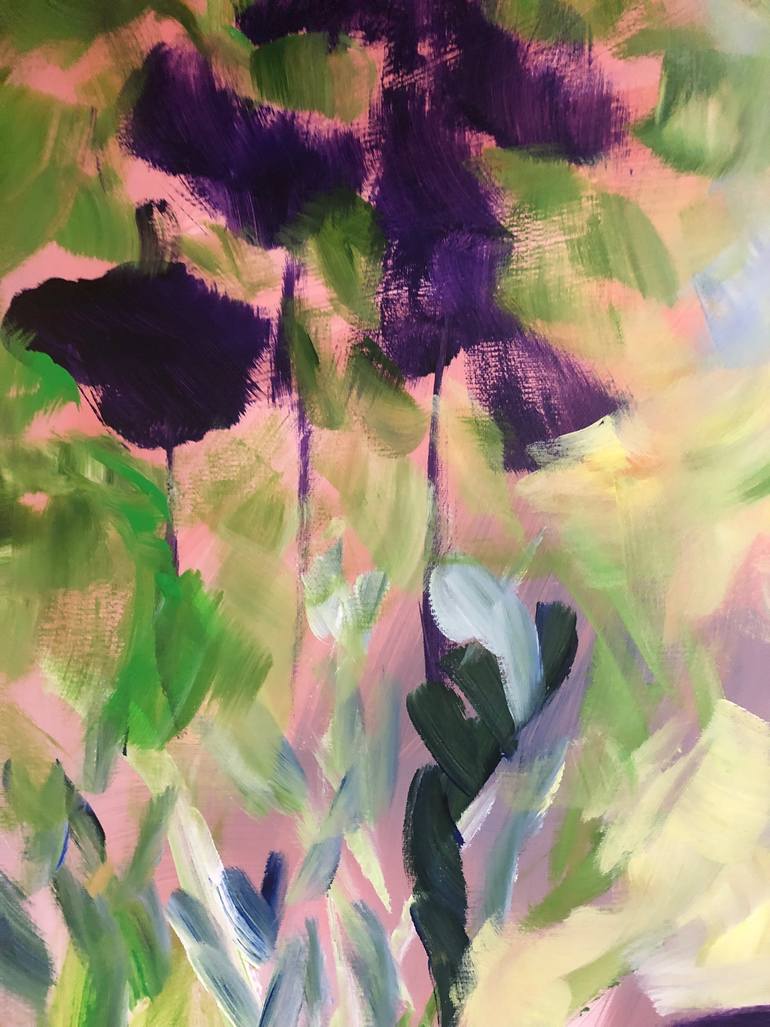 Original Abstract Expressionism Nature Painting by Gita Kalishoek
