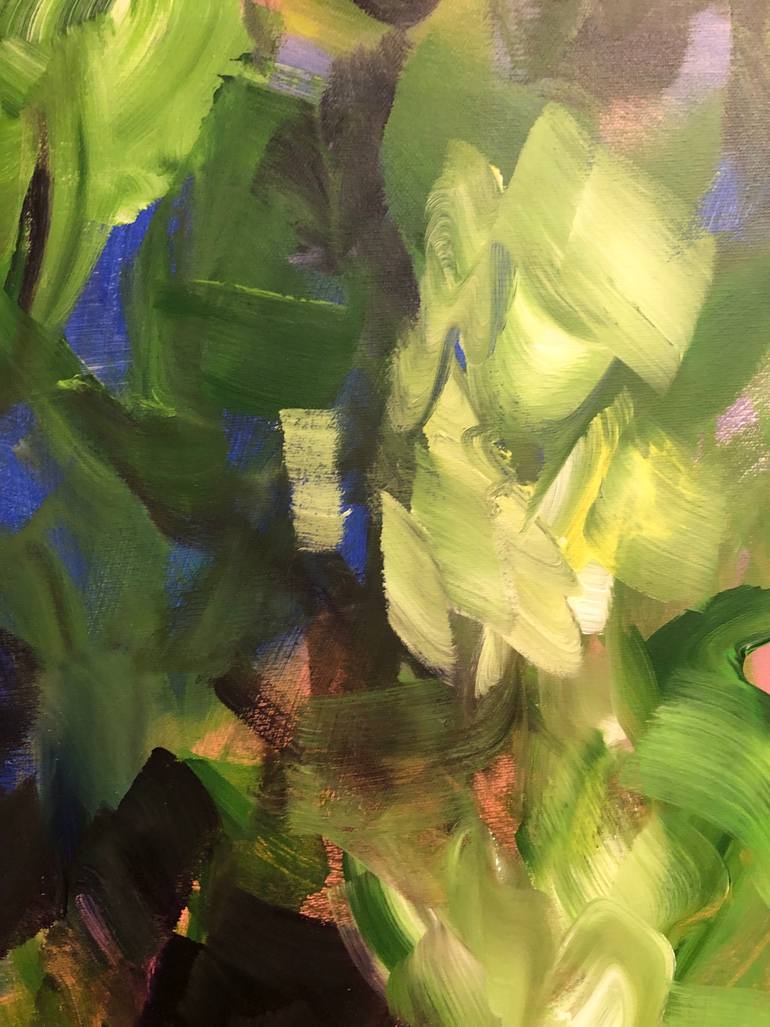 Original Abstract Expressionism Nature Painting by Gita Kalishoek