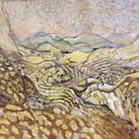 Yellow landscape II by Gita Kalishoek