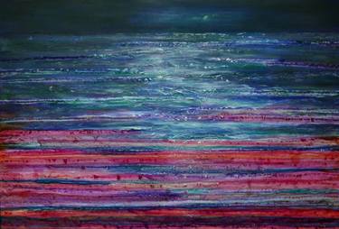 Original Abstract Seascape Paintings by Gita Kalishoek
