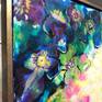 This Painting [triptych] is from the series FLOWERS
Inspiration comes from the change of seasons.
Winter is over, it is still cold. A few flowers bloom.
Spring is coming.
It's about renewal, positivity.