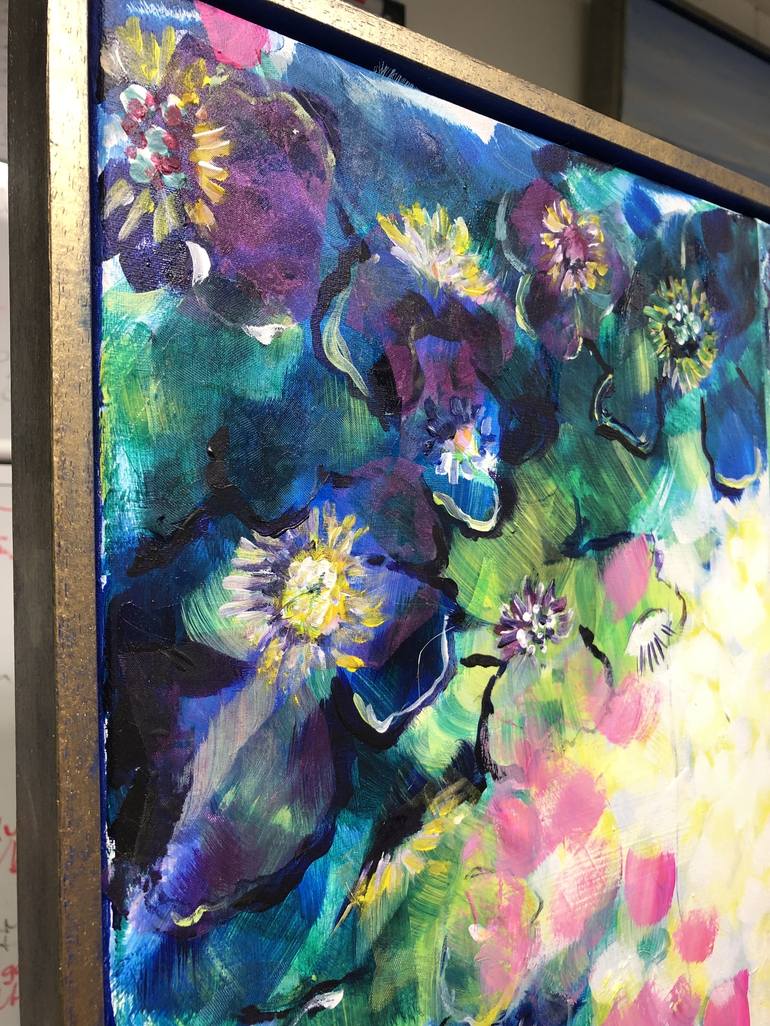 Original Floral Painting by Gita Kalishoek