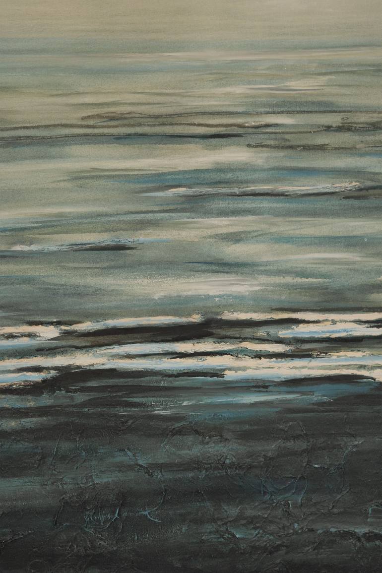 Original Abstract Expressionism Landscape Painting by Gita Kalishoek