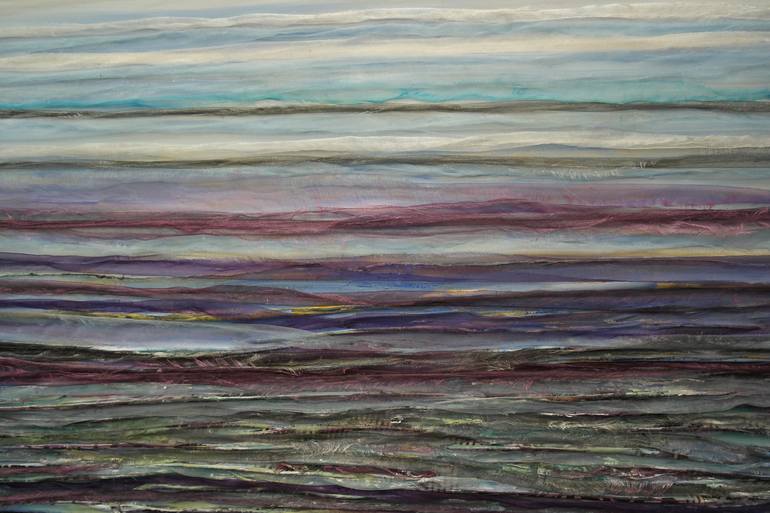 Original Abstract Landscape Painting by Gita Kalishoek