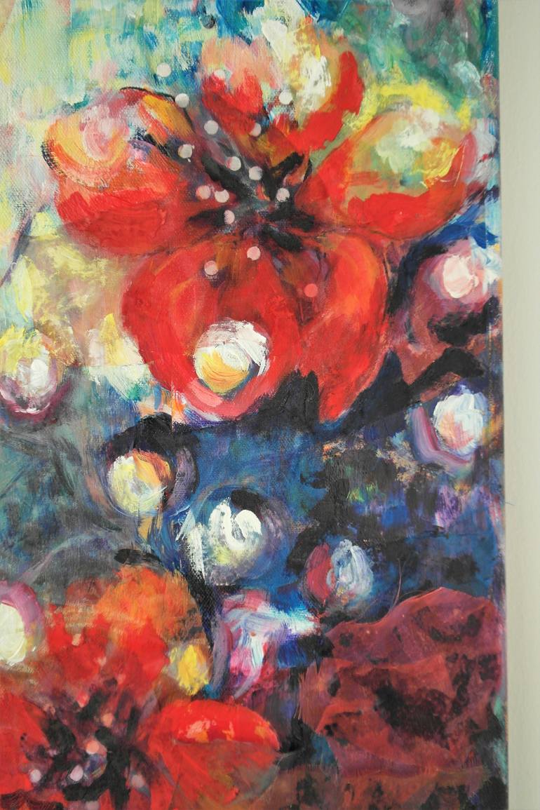 Original Floral Painting by Gita Kalishoek