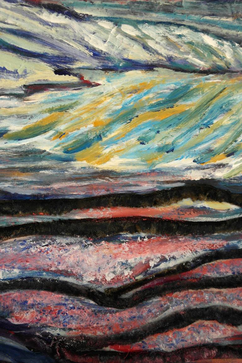 Original Expressionism Landscape Painting by Gita Kalishoek