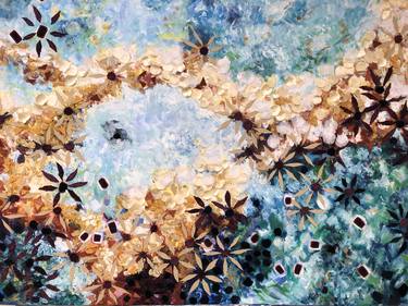 Print of Abstract Floral Collage by Gita Kalishoek