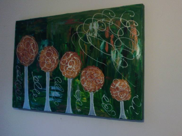 Original Abstract Landscape Painting by Casimira Mostyn