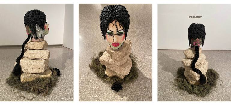 Original Documentary Men Sculpture by Mahsa Merci