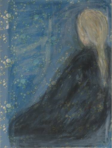 Original Abstract Expressionism Women Paintings by Anne Fraaz-Unterhalt