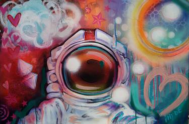Print of Abstract Outer Space Paintings by Ingrid Hyde
